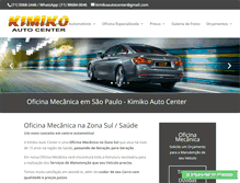 Tablet Screenshot of kimiko.com.br